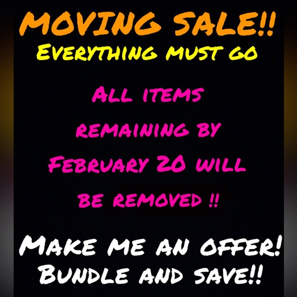MOVING SALE!!! - Picture 1 of 1